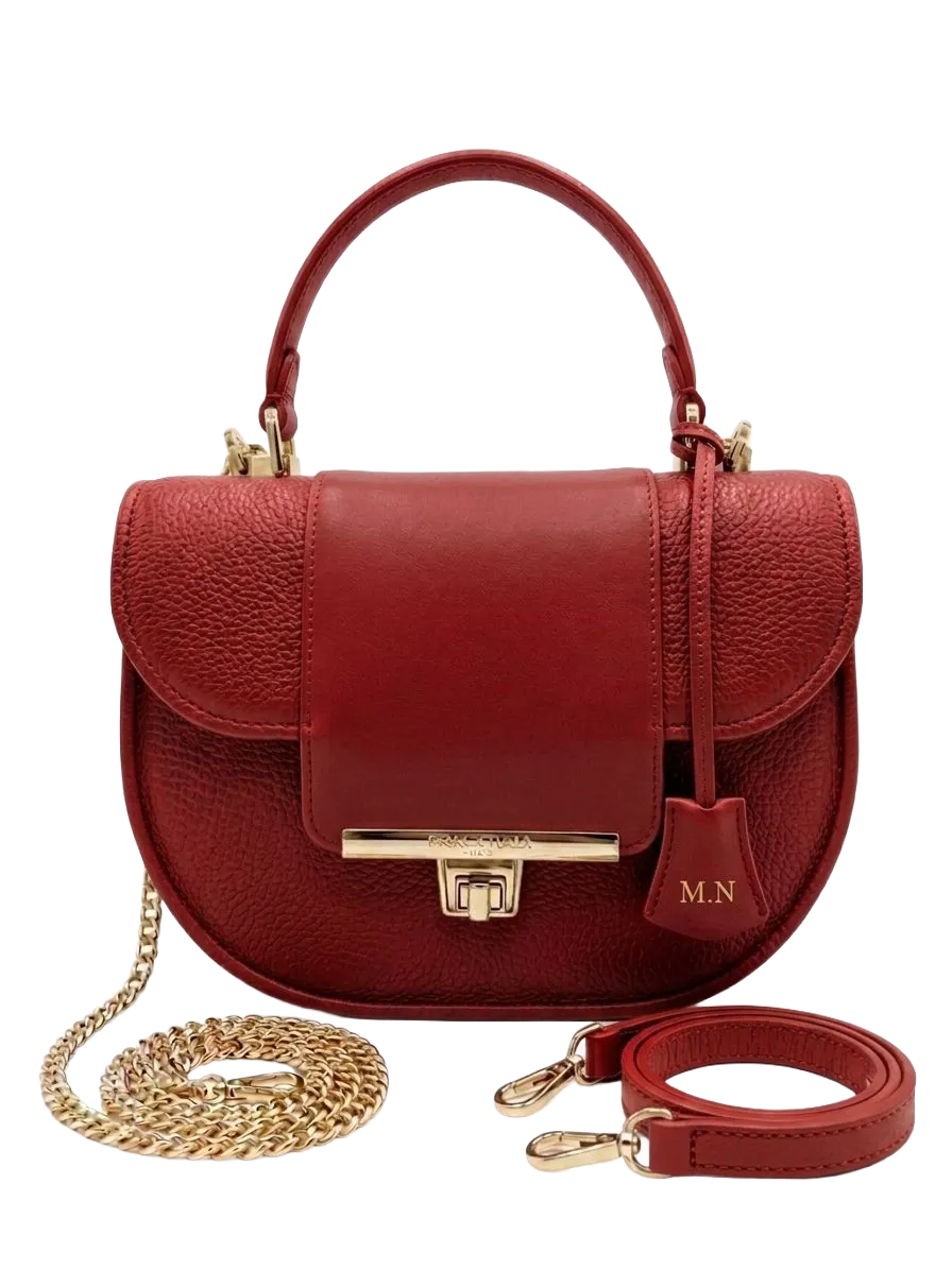 Borsa rossa scontornata